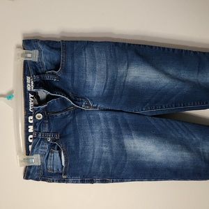 SONG Curvy high-rise skinny ankle jeans.